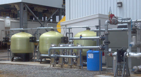 industrial watersoftener and feedwater system